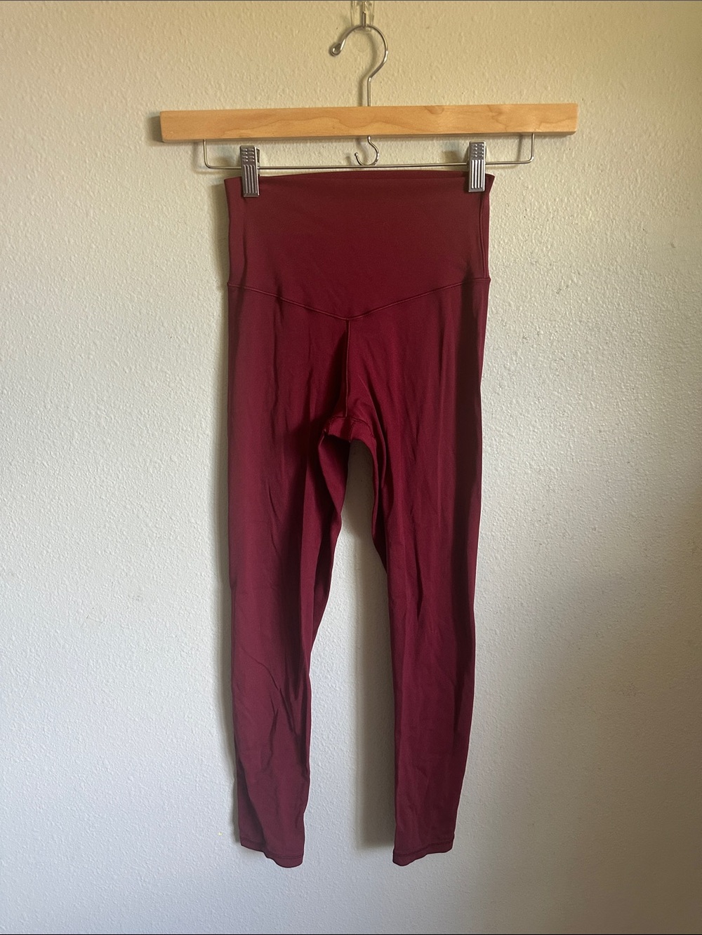 Aerie Burgundy High-Waist Leggings
